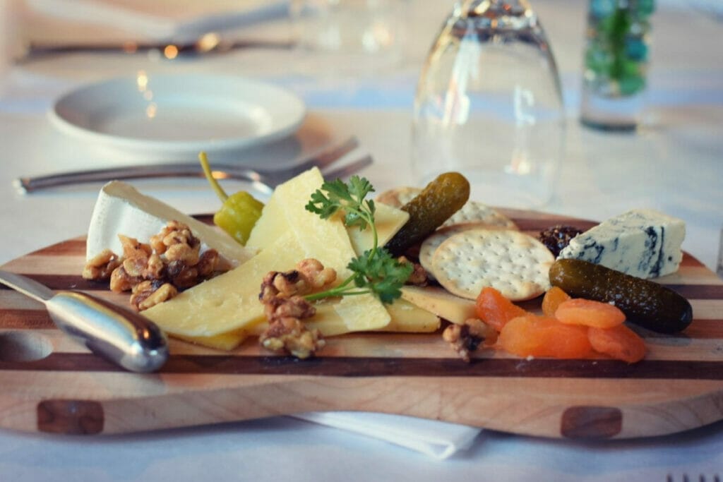 Charcuterie board from Volia