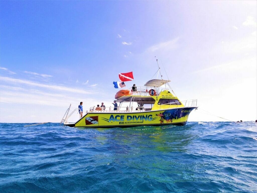 Ace Diving boat 