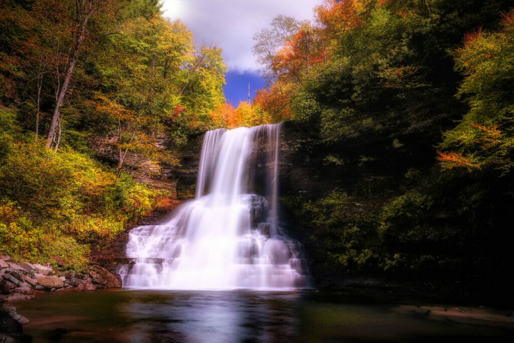 Cascade Falls in Virginia 