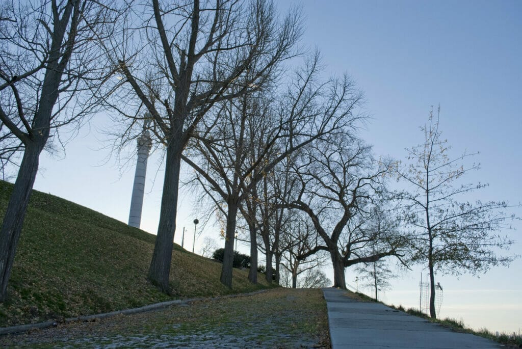 Sunrise at Libby Hill park 