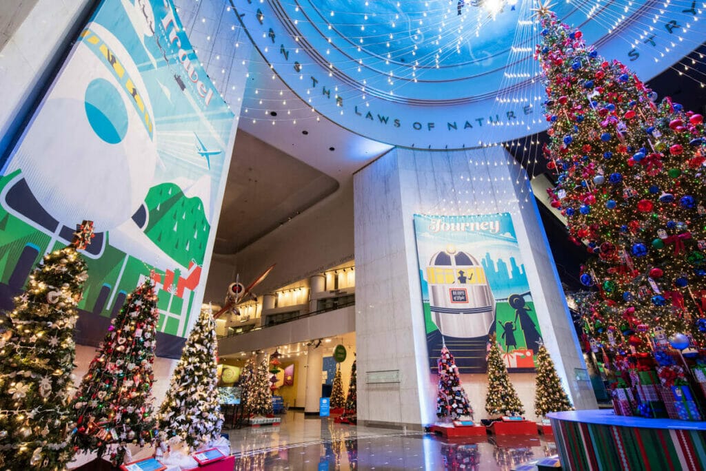 Christmas display at the Museum of Science and Industry 