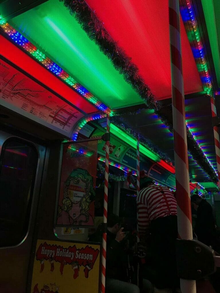 Chicago Redline Christmas decorations 