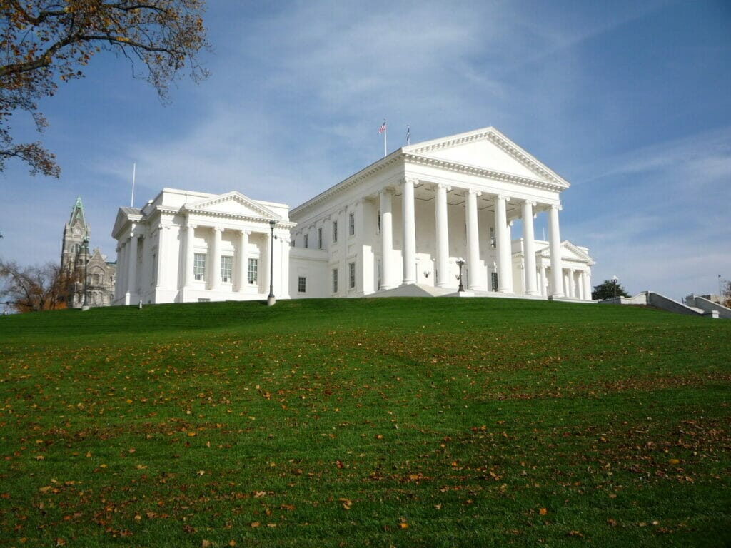 State Capitol Building in Richmond 