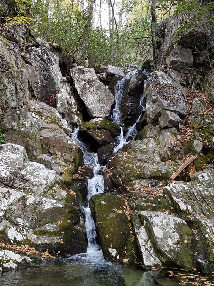 White Rock Falls in Virginia 