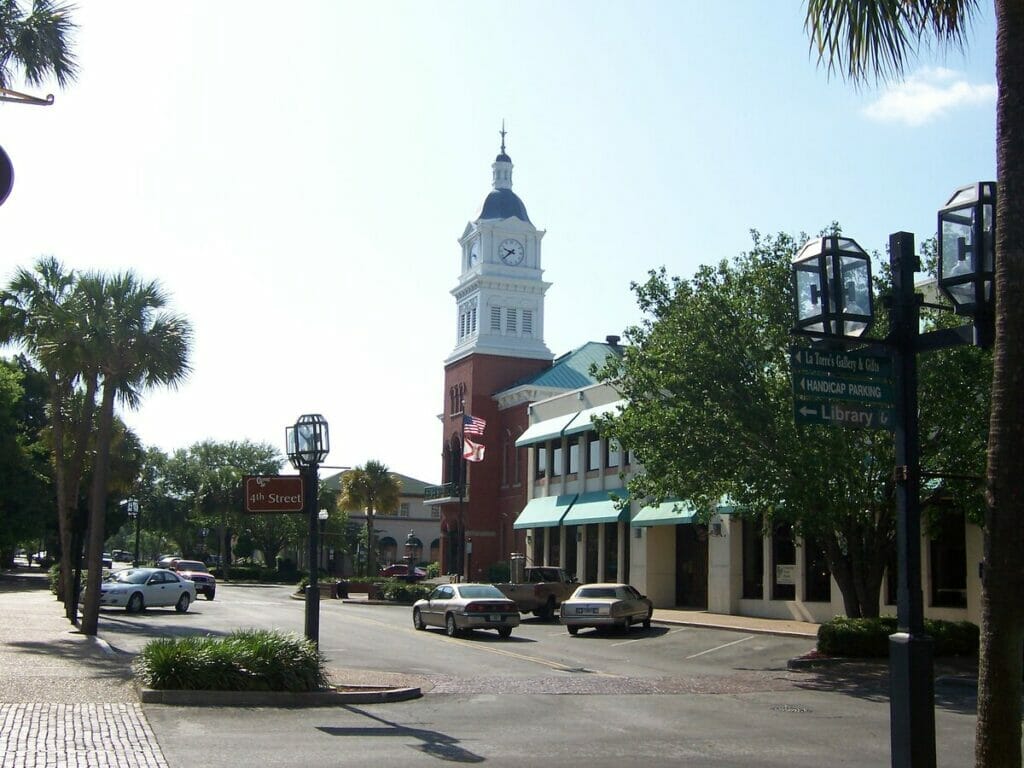 Fernandina Beach, small town in Florida 
