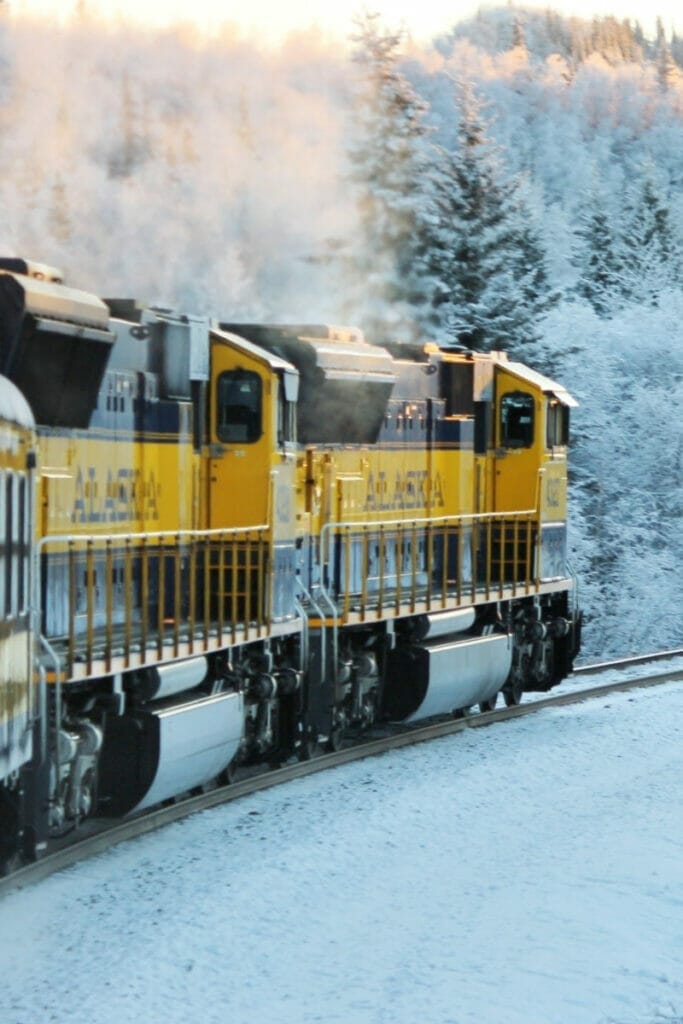 train in Alaska