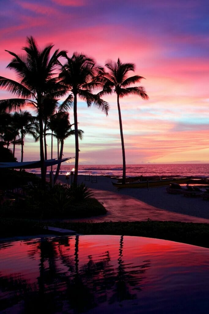 Hawaiian sunset