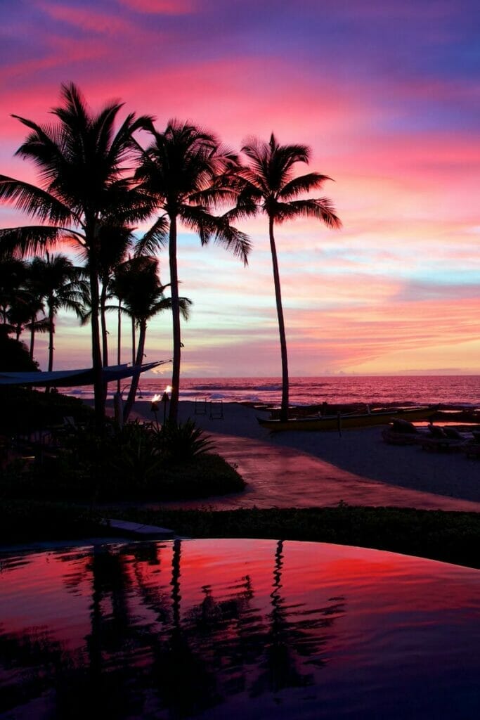 Hawaiian sunset 