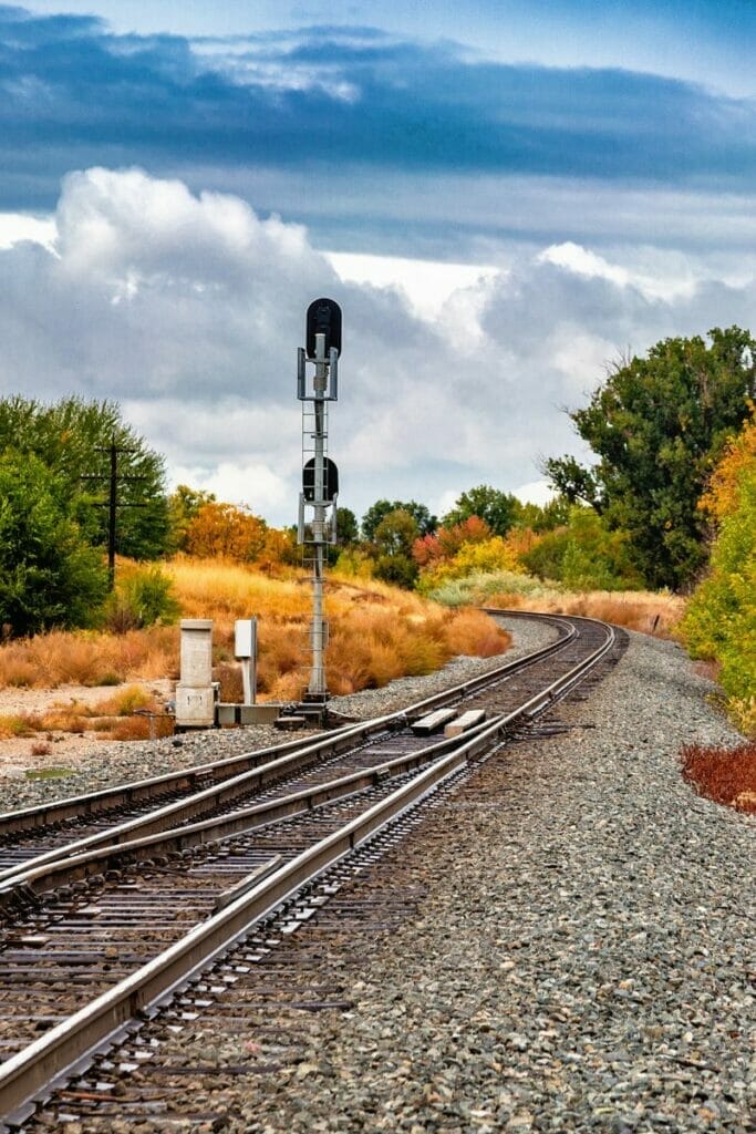 Idaho small town railroad 