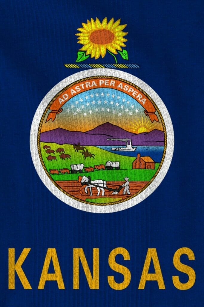 Kansas flag 