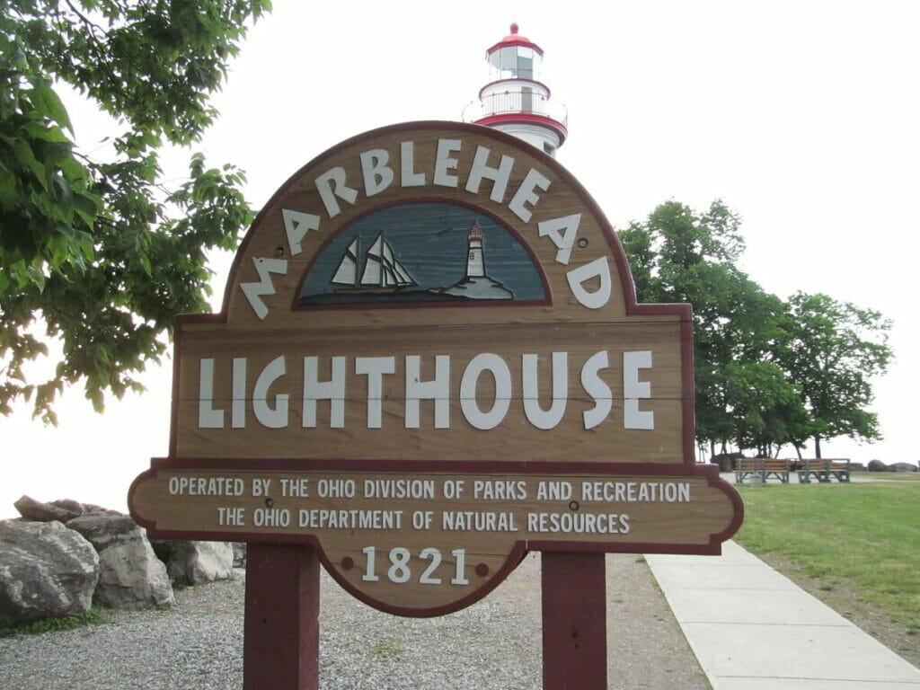 Marblehead lighthouse sign 