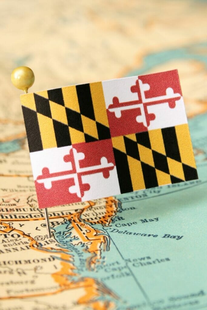 Maryland flag 