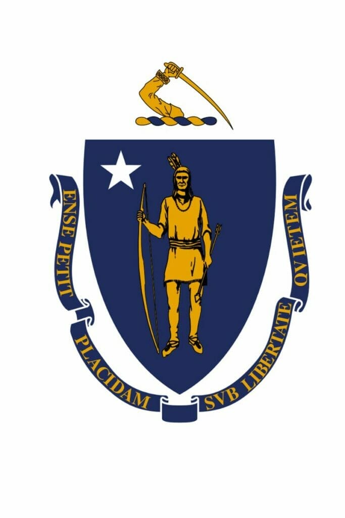 Massachusetts flag 