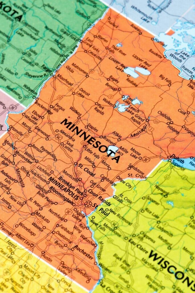 Minnesota Map 