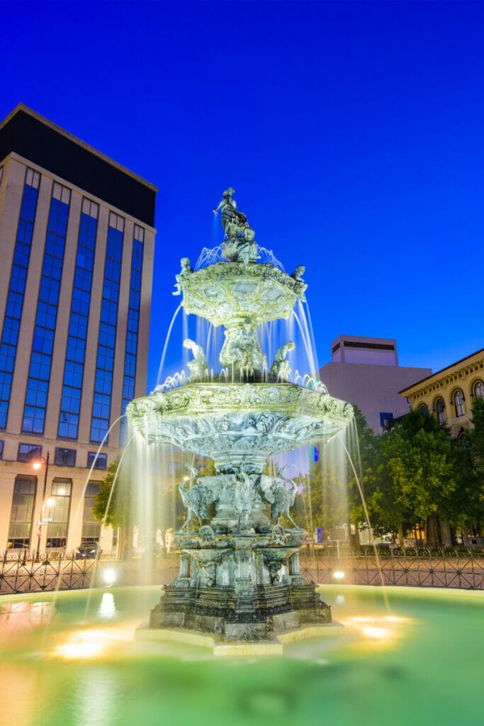 Fountain in Montgomery, Alabama 