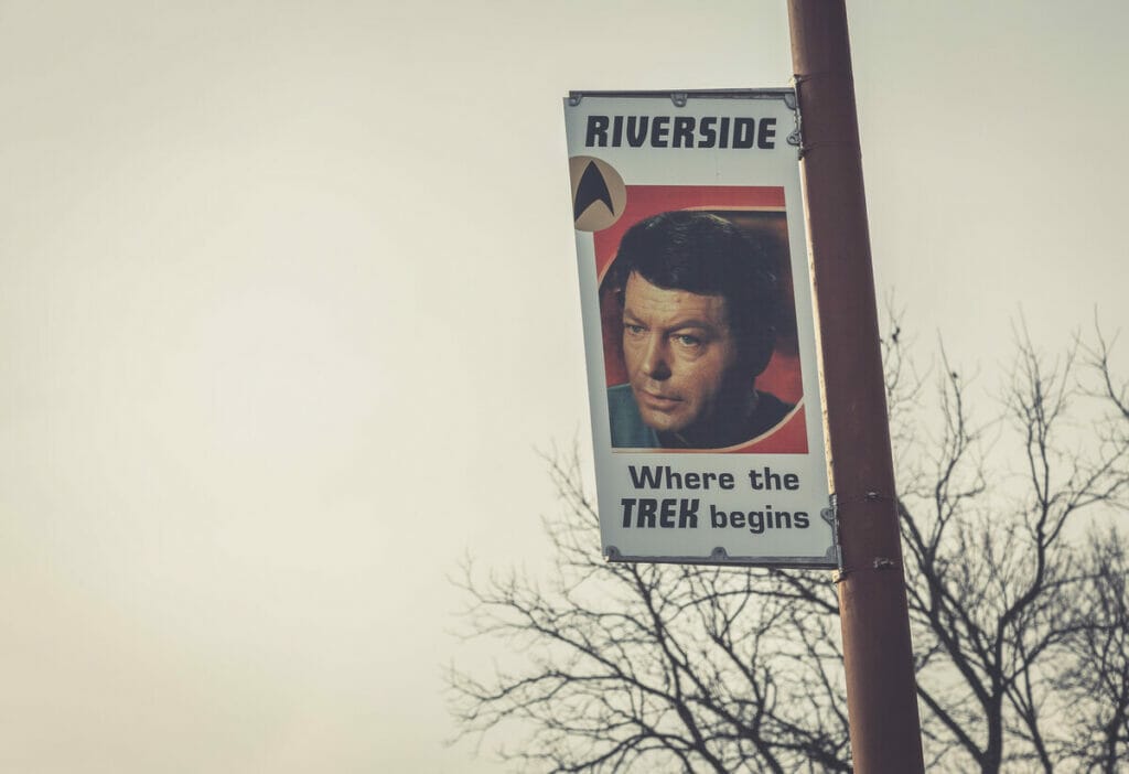 Riverside Iowa, Star Trek sign 