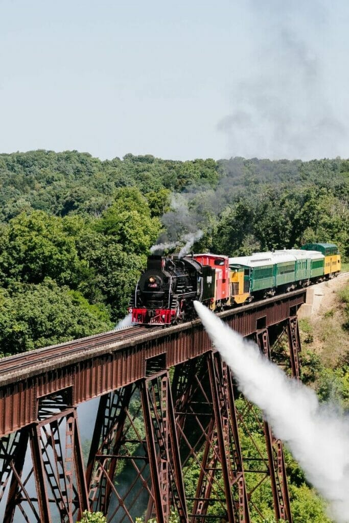 Train in Iowa 