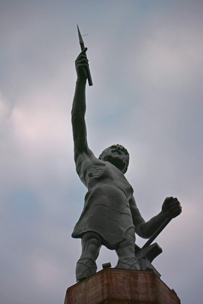 Vulcan statue