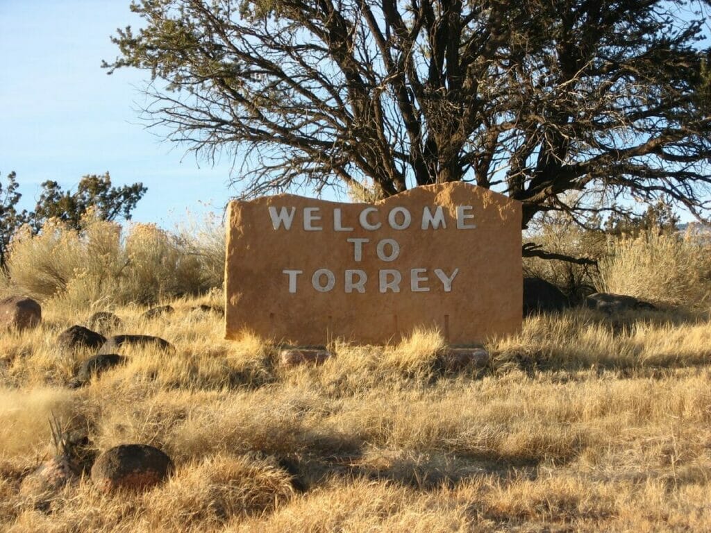 Welcome to Torrey, Utah
