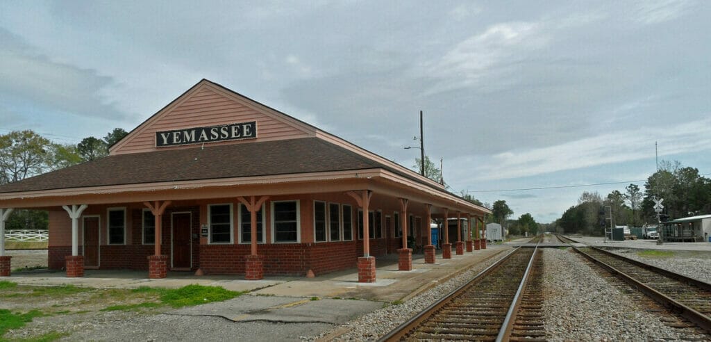Yemassee train station 