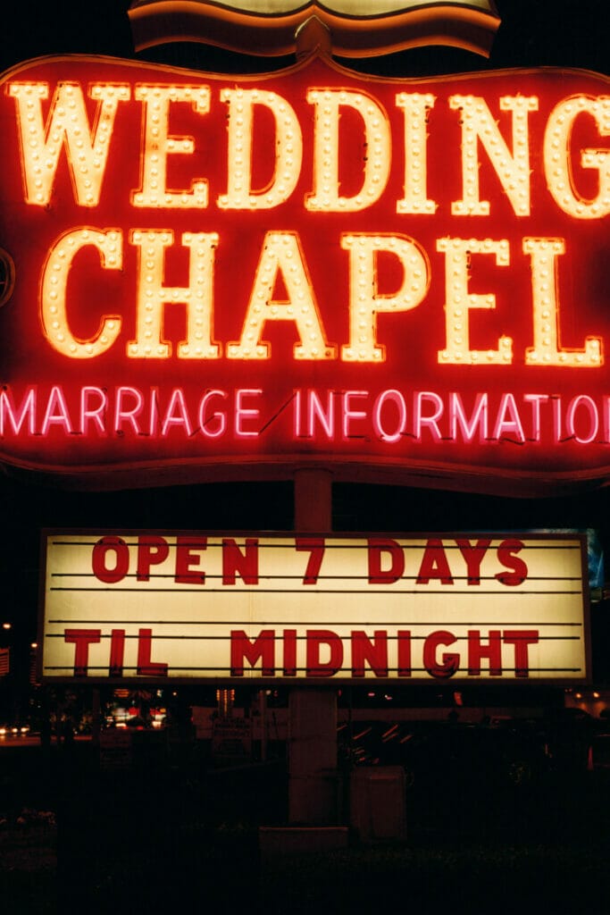 Vegas wedding chapel 