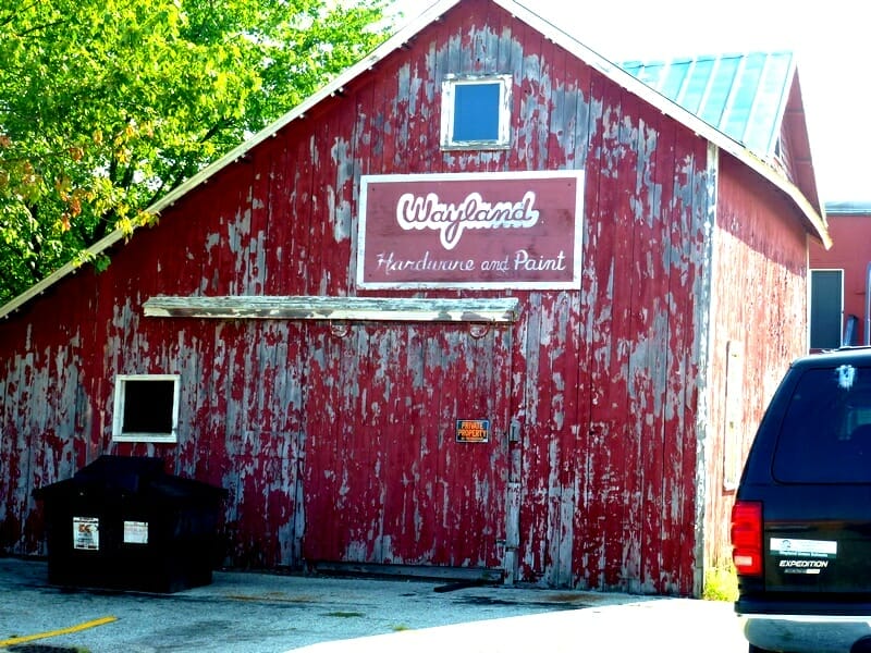 Wayland Hardware barn