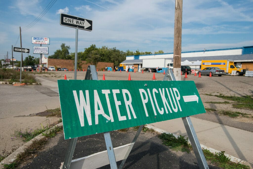 Flint water distribution