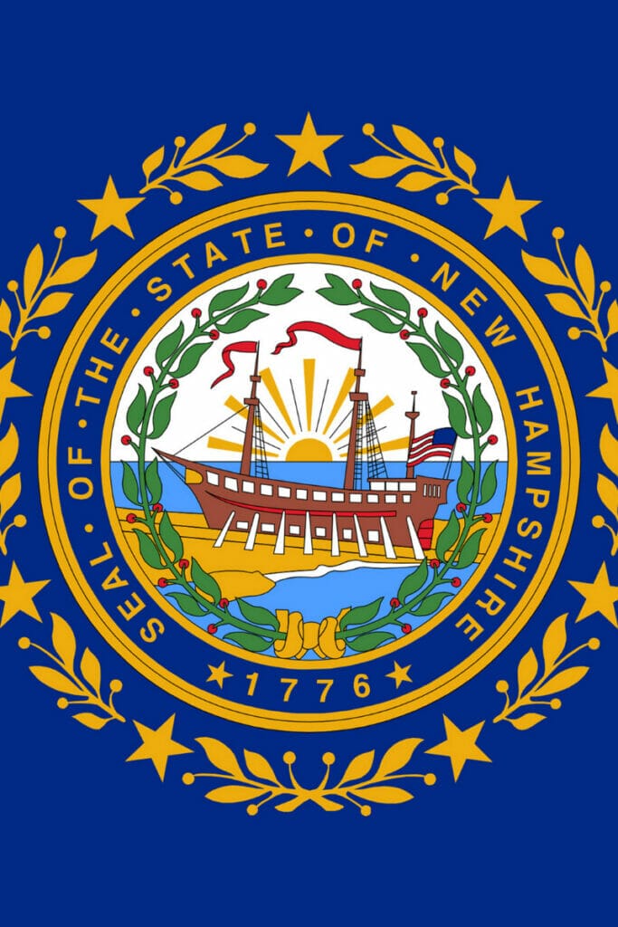 New Hampshire flag