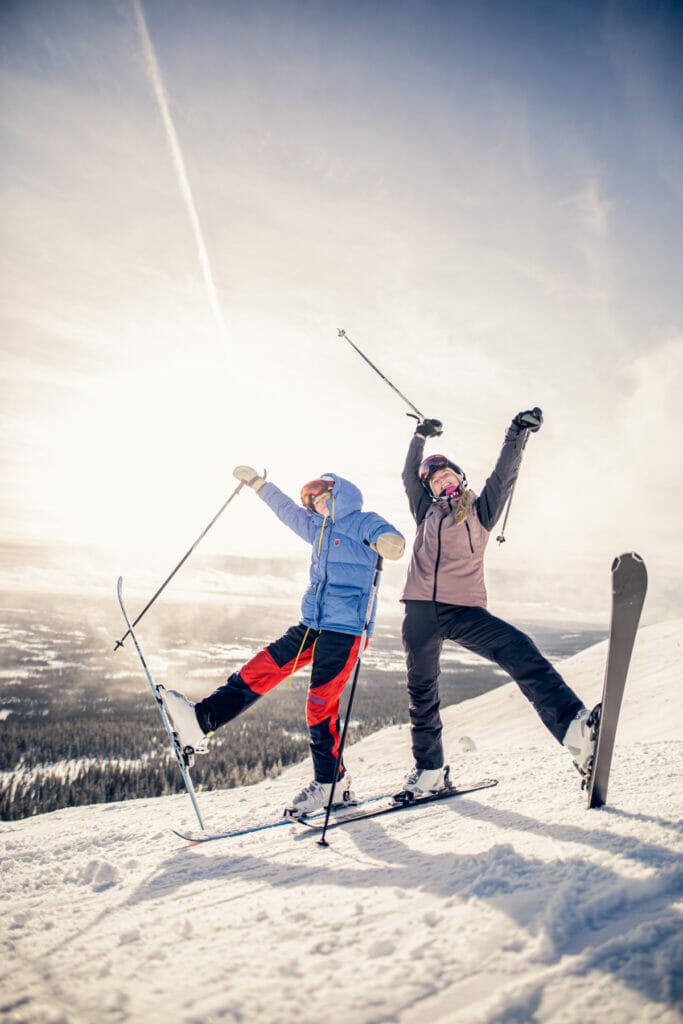 family ski trip captions