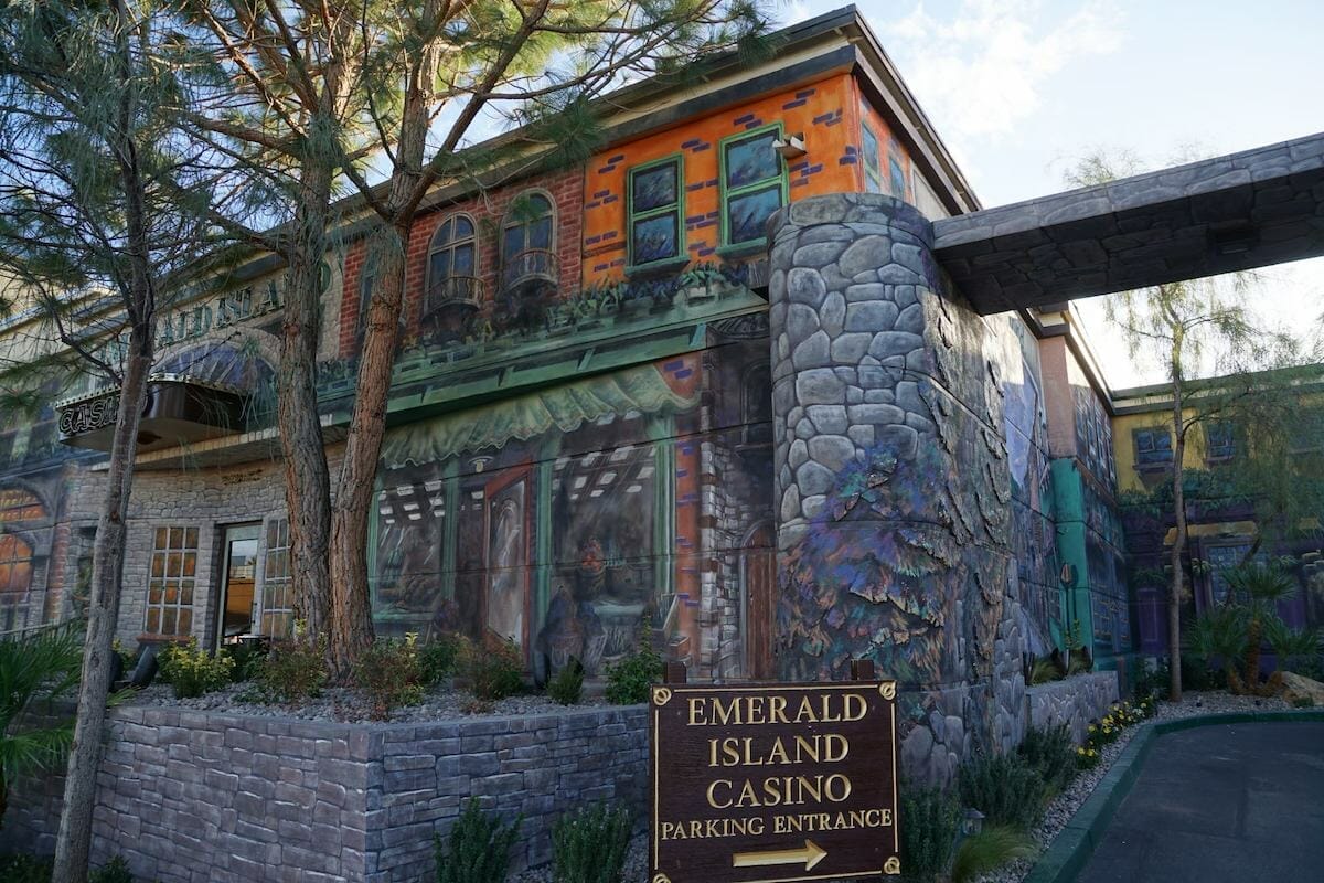 Exterior of Emerald Island Casino in Henderson Nevada