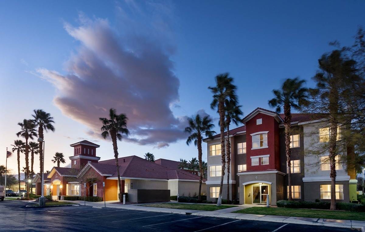 Exterior of the Residence Inn by Marriott in Henderson Nevada
