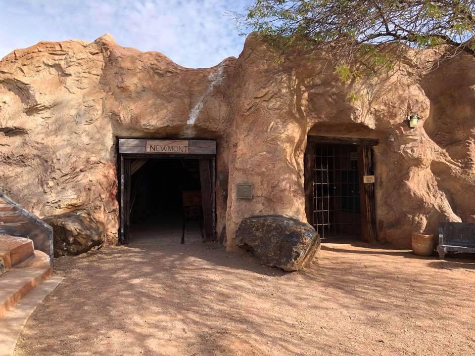 Exterior of the mines at The Mine Experience in Henderson Nevada