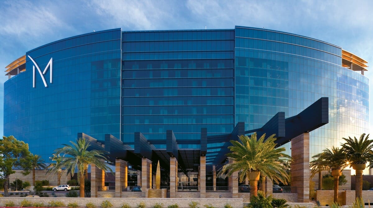 Grand exterior of the M Resort Spa & Casino in Henderson Nevada