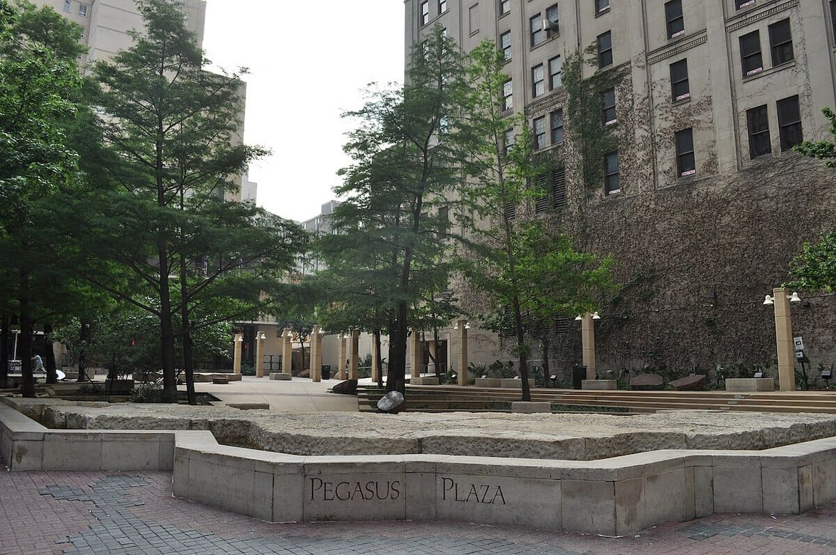 Pegasus Plaza in Downtown Dallas
