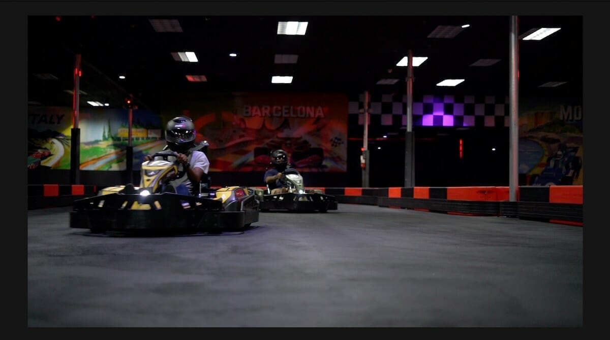 Go Kart racing at Dezerland Park Orlando