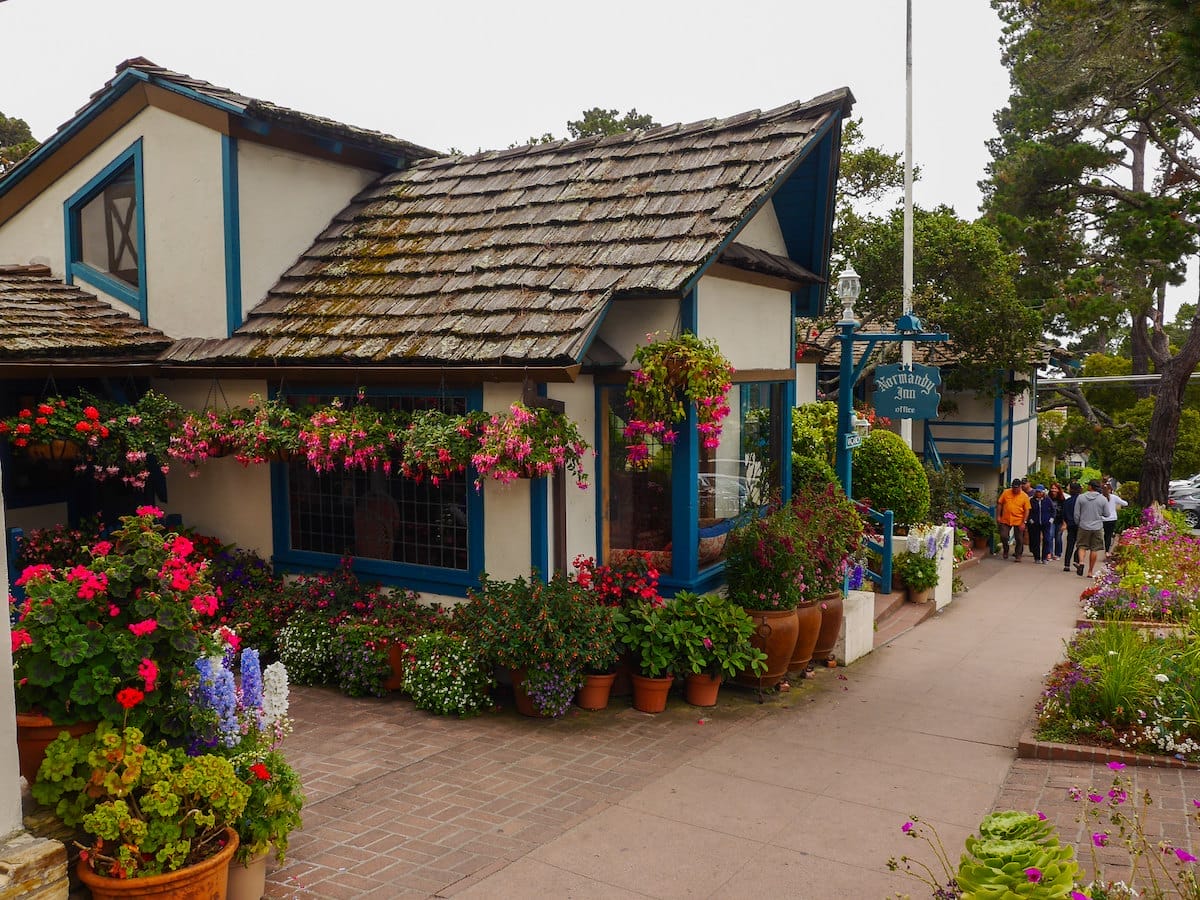 Cottage-like shops in Carmel, California