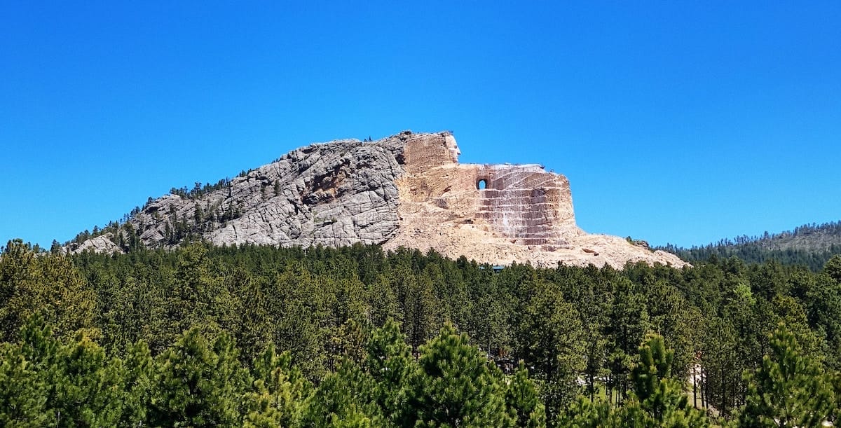 Crazy Horse Memorial in South Dakota near Rapid City