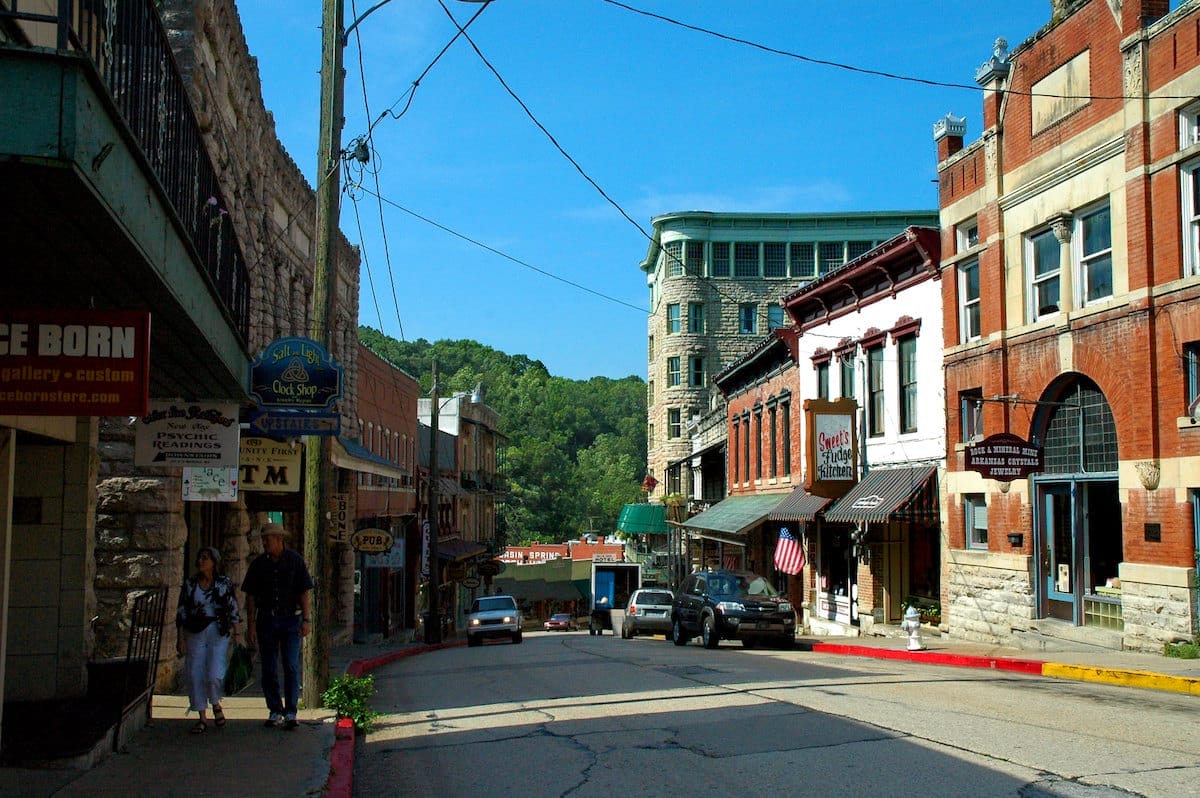 downtown Eureka Springs