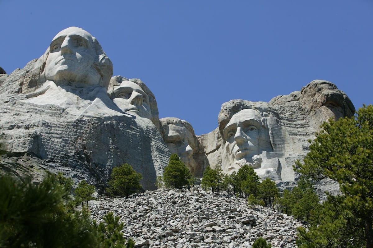 Mount Rushmore in Rapid City South Dakota