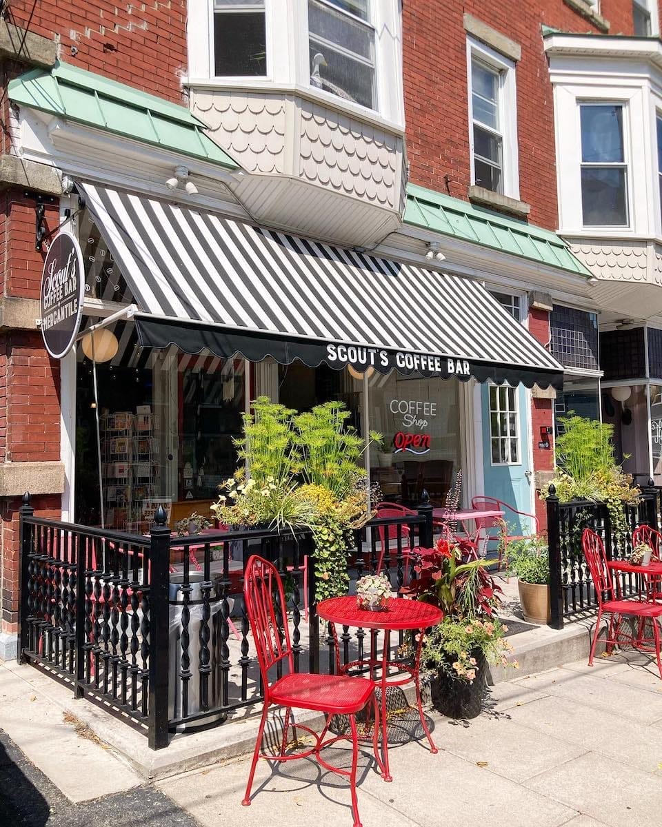 a charming coffee shop in downtown High Bridge New Jersey