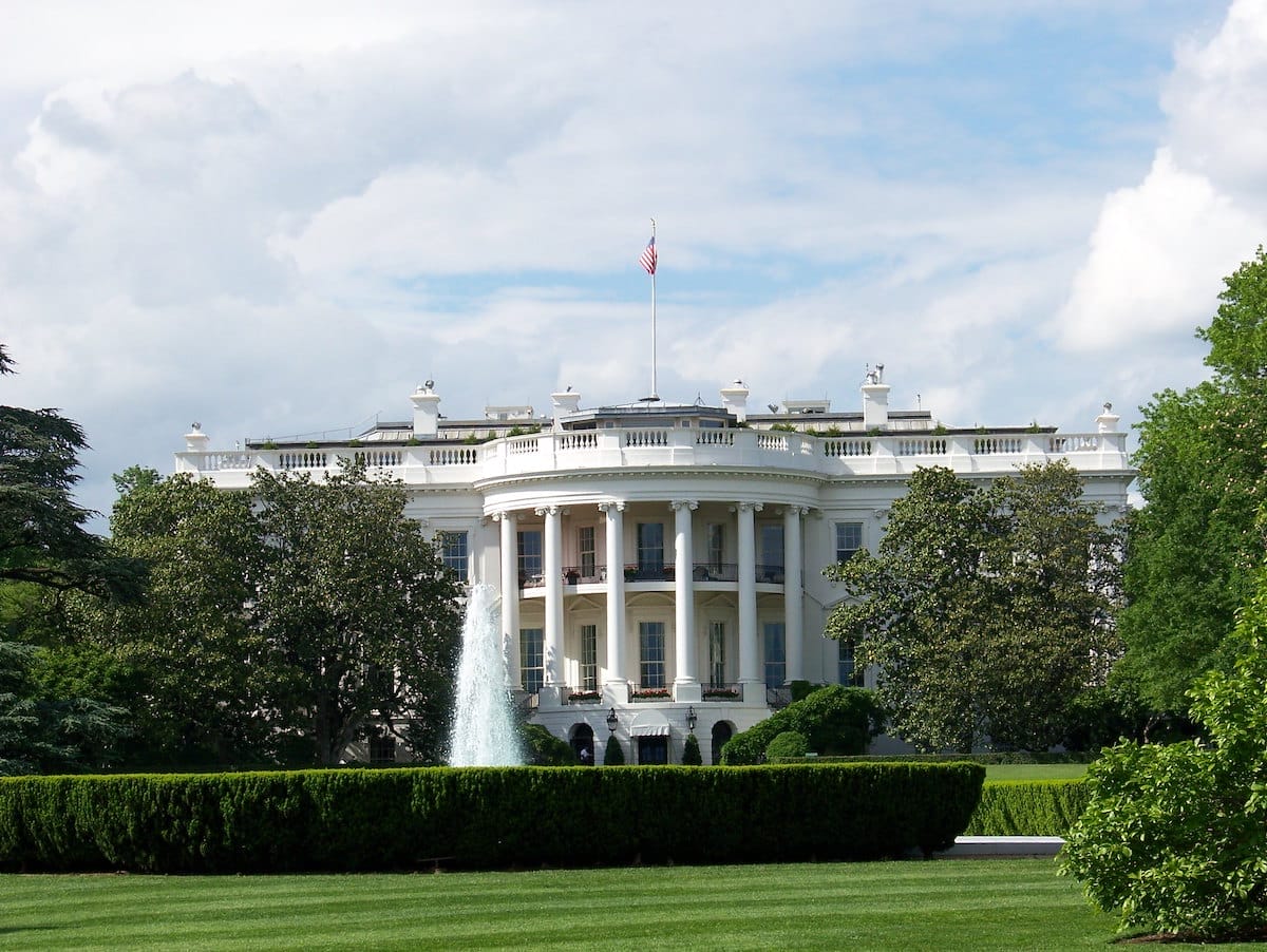 The White House, one of the most beautiful places in America