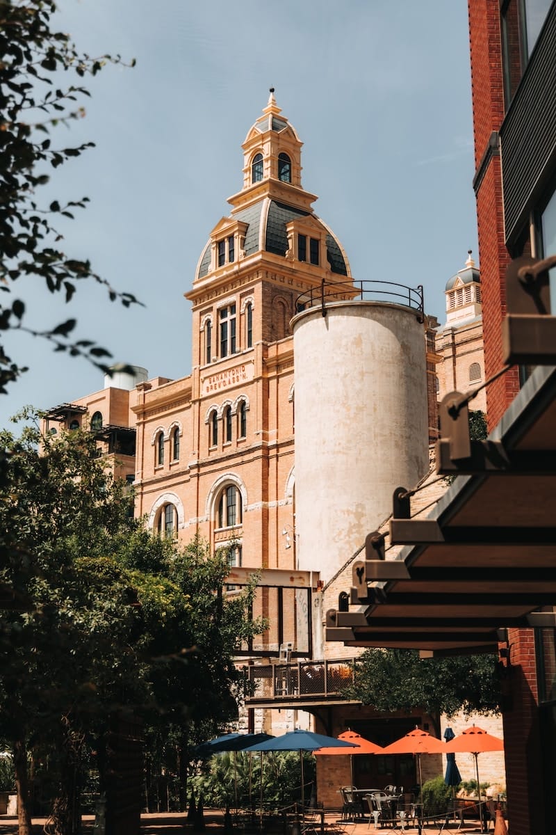 a historic building in the Historic Pearl district of San Antonio Texas
