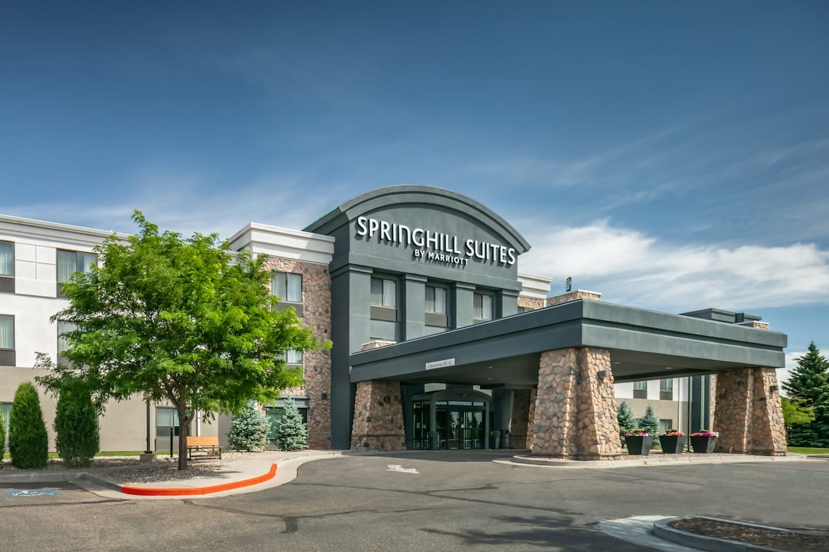 exterior of SpringHill Suites by Marriott in Cheyenne, Wyoming